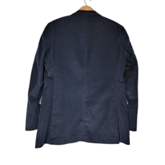 Stafford Signature 2-Button Navy Corduroy Suit Jacket Sport Coat Blazer - 38R - Picture 2 of 10